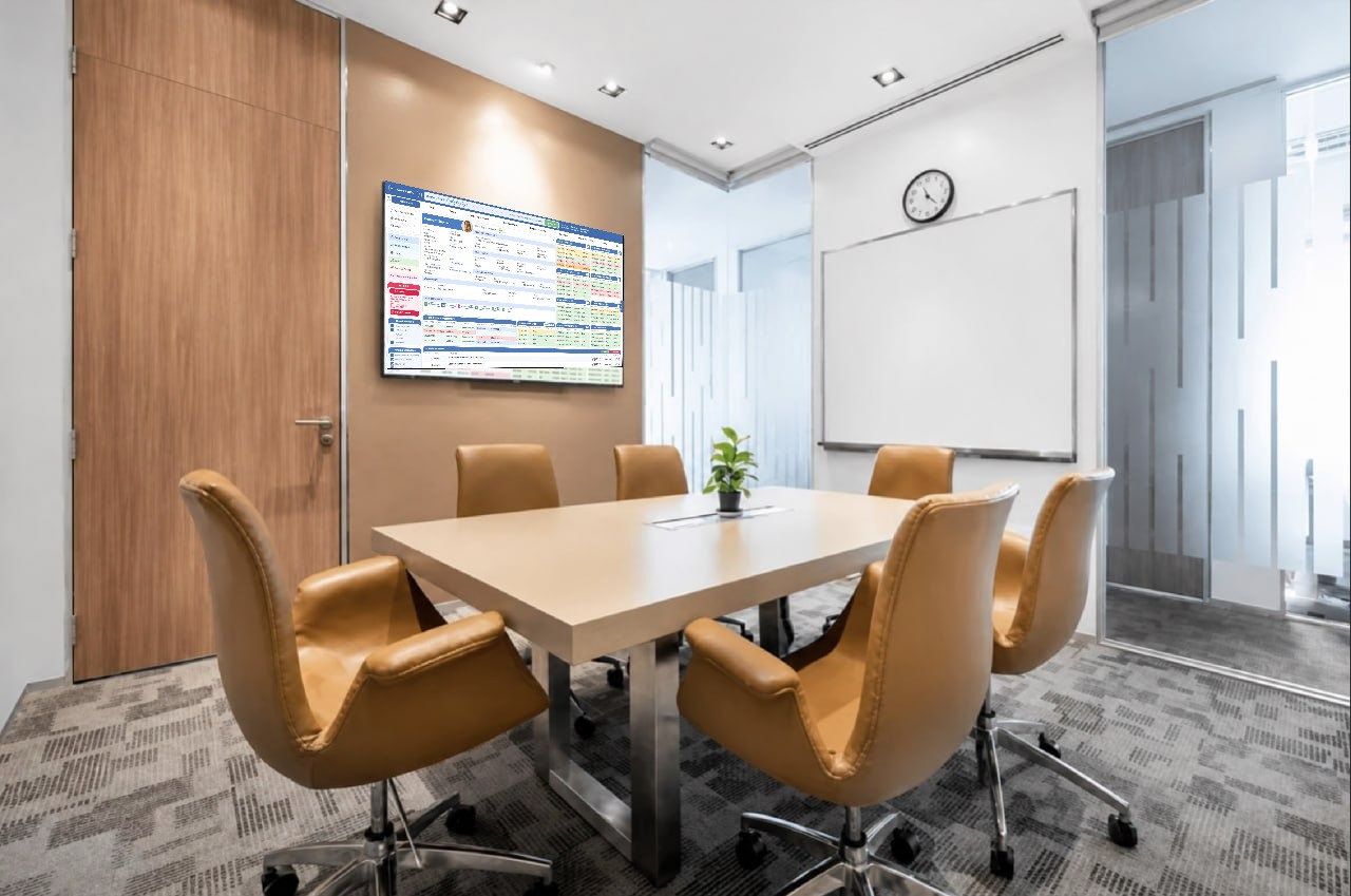 MagendaMD conference room with platform on screen